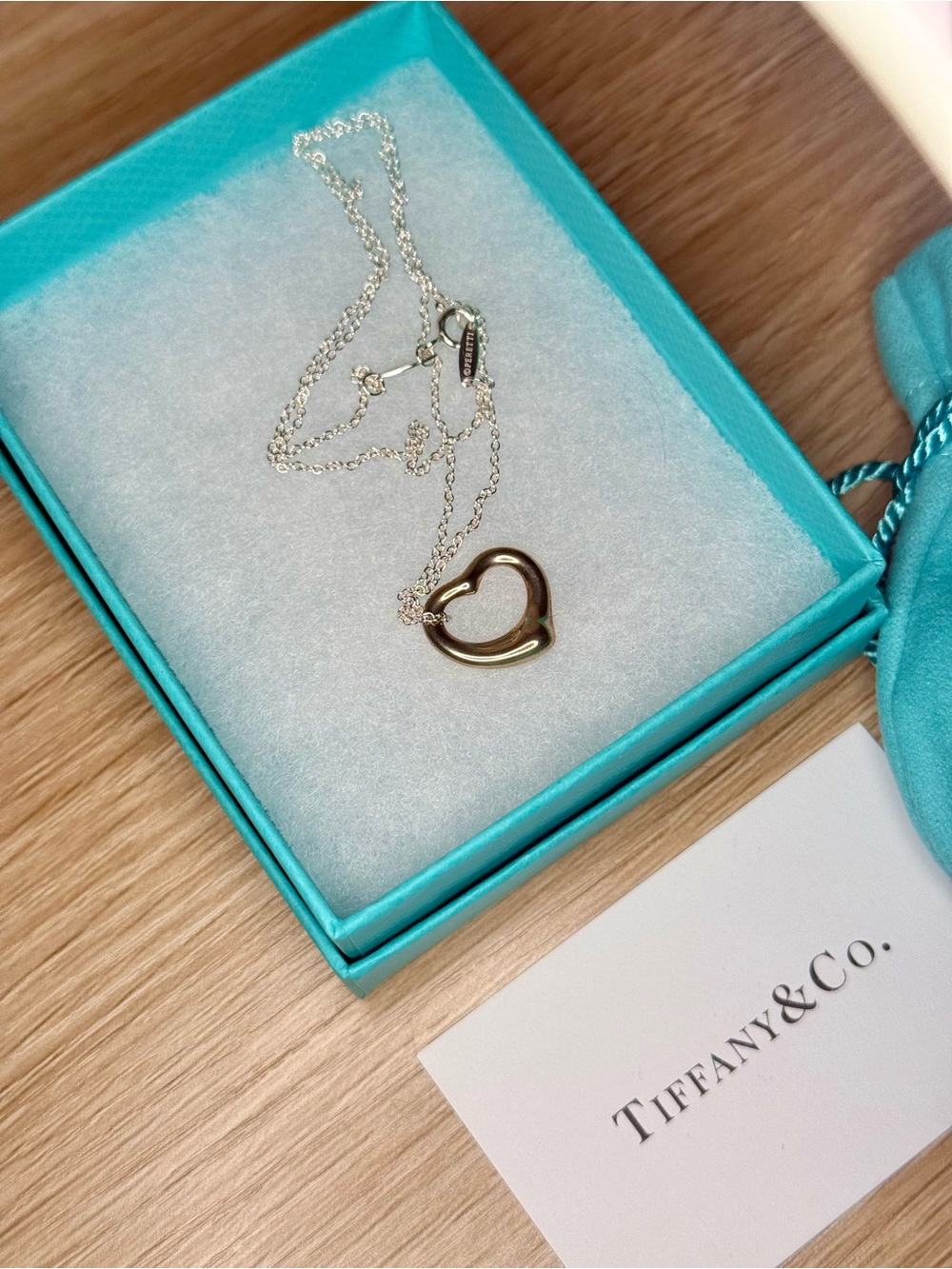 Tiffany & Co. Elsa Peretti® Open Heart Pendant in Sterling Silver